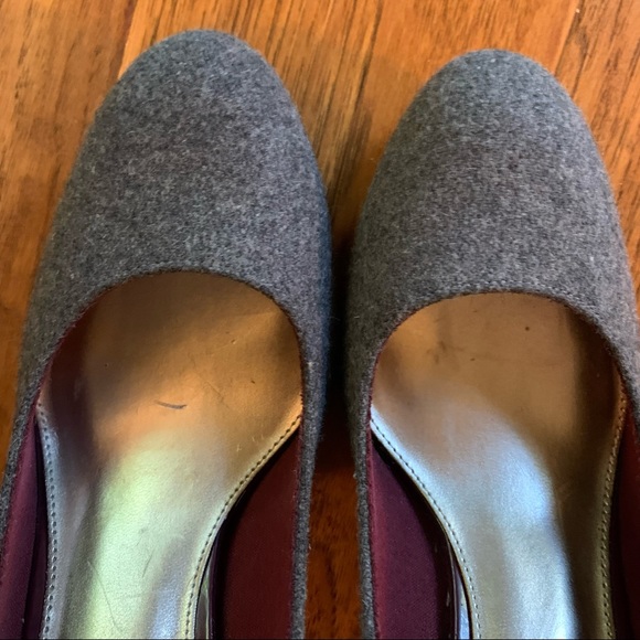 Christian Siriano | Gray Wool Like Pumps | Sz 9 - Picture 9 of 13